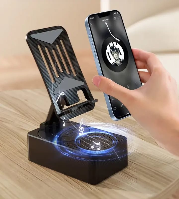 3 in 1 speaker + phone stand + power bank (5000mah + led light) 3 in 1 speaker + phone stand + power bank (5000mah + led light)